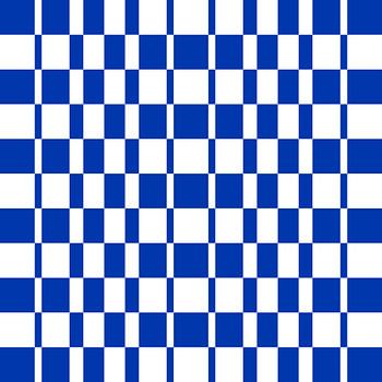 Le rythme en bleu et blanc