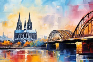 Cologne comme peinte sur ARTemberaubend