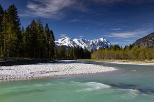 Zugspitzblick an der Loisach