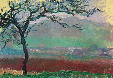 Claude Monet,Landschap in Giverny, 1887