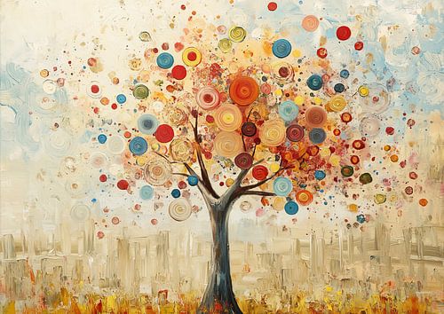 Abstrakte Baummalerei