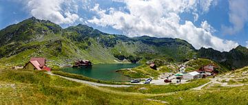 Le lac Balea dans les Carpates sur Roland Brack