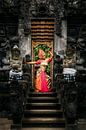 Bali temple entrance with dancer by Fotos by Jan Wehnert thumbnail