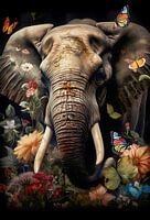 Bloemenolifant nr. 2
