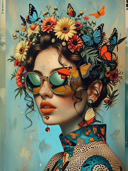 Jardin des papillons par Sandu Brus ARCANE ART STUDIO