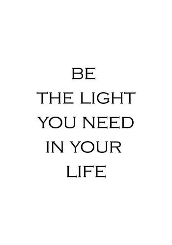 Reste ton propre point lumineux... | Texte d'inspiration, citation