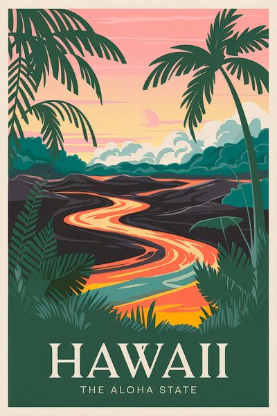 Hawaii by Poster Art Shop