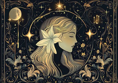 Sterrenbeeld Maagd "Hemelse harmonie: Het sterrenbeeld Maagd"