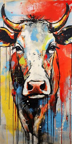 Kühe Malerei