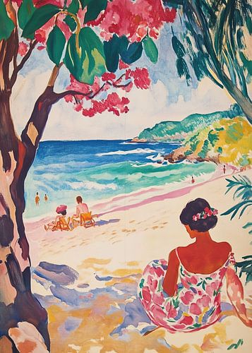 Aquarell im Stil von Matisse