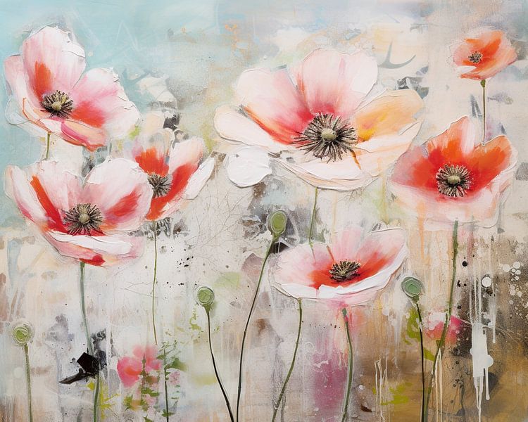 Blumenmalerei von Wunderbare Kunst