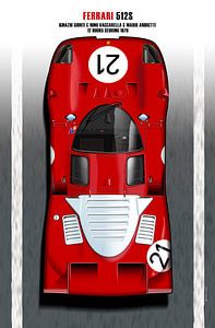 Ferrari 512S Giunti, Vaccarella, Andretti