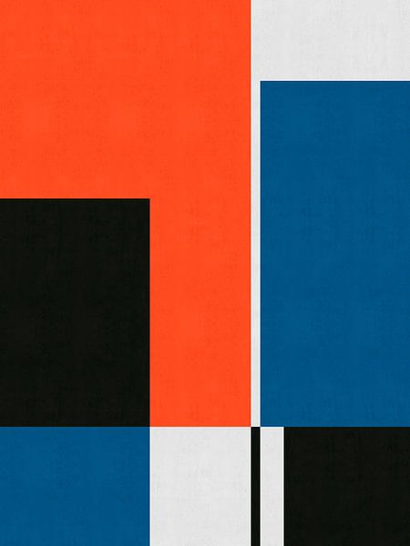Blue and red 6 by Vitor Costa