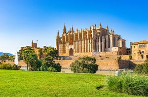 Kathedrale im historischen Stadtzentrum von Palma de Mallorca, Spanien Balearische Inseln