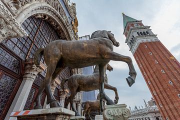 De gouden paarden van de San Marco uit Constantinopel