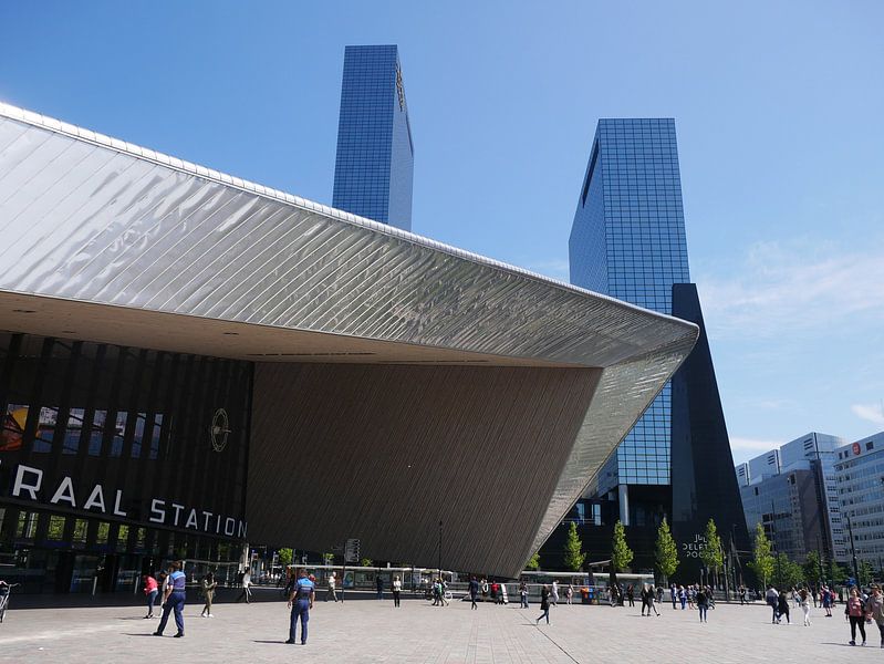 Delftse poort en Centraal Station by Sarith Havenaar