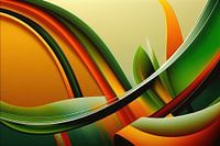 Orange et vert