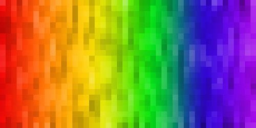 Regenboog pixels