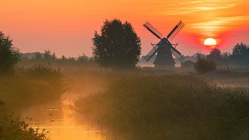 Noordermolen, Noorddijk, Groningen, Nederland