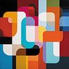 Colorful abstract van Ellen Novara-da Lima