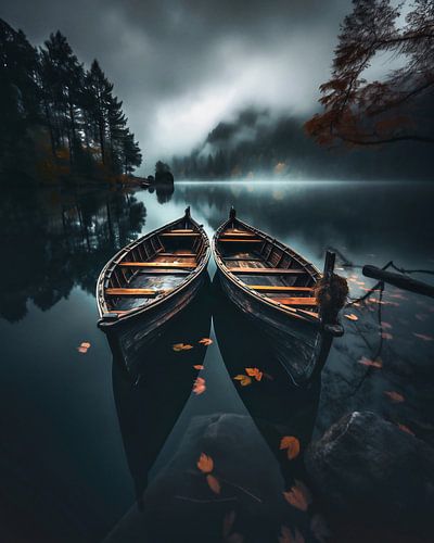 Boats on the lake