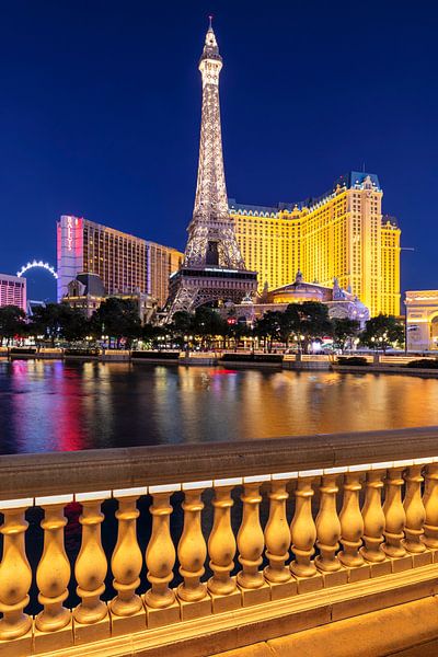 Eiffelturm am Hotel Paris  The Strip, Las Vegas, Nevada, USA von Markus Lange