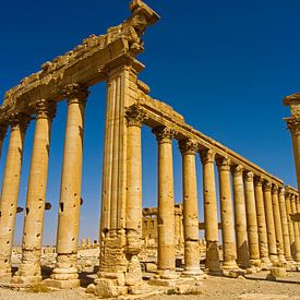De verwoeste stad Palmyra in Syrië van WeltReisender Magazin