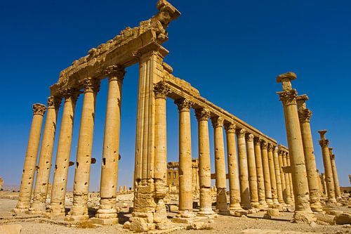 Die Ruinenstadt Palmyra in Syrien