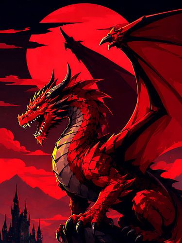 Purpurroter Finsternisdrache
