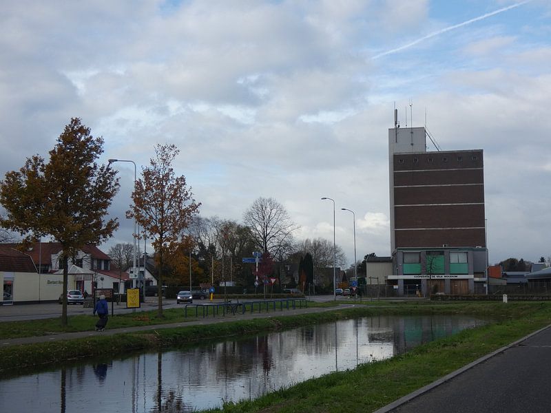 Fabriek in het dorp Wekerom van Veluws