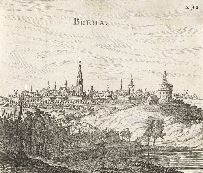 Siege of Breda, 1624-1625, anonymous by Masterful Masters