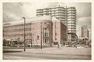 Vintage postcard Forum Rotterdam by Frans Blok thumbnail