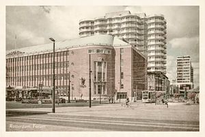 Alte Postkarte Forum Rotterdam