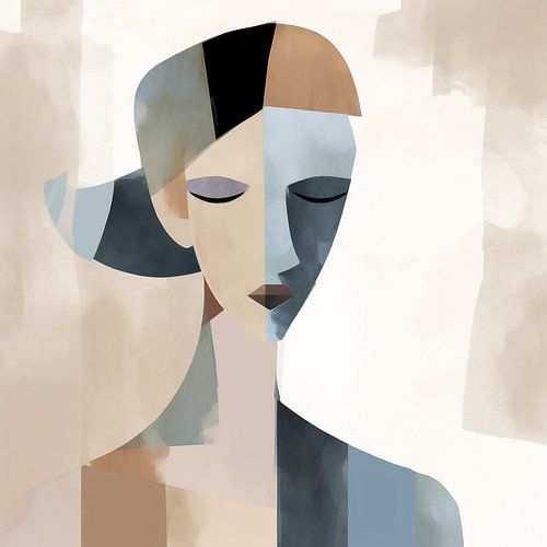 Expression abstraite : figure féminine