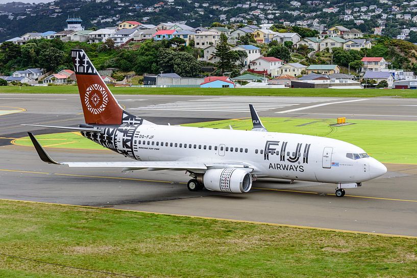Fiji Airways Boeing 737-700 at Wellington Airport. by Jaap van den Berg