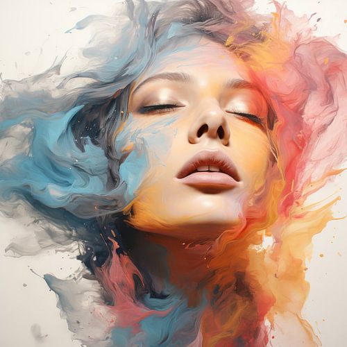 Enchanted Blossoms: AI-Generated Fine Art Splendor