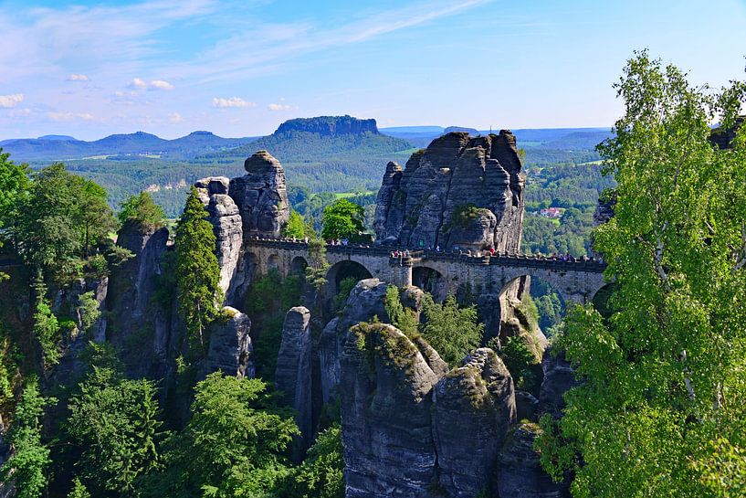 The Bastei bridge by Ingo Laue