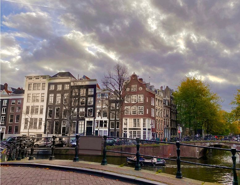 Amsterdam Keizersgracht by Marianna Pobedimova