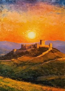 Castel del Monte Sonnenaufgang