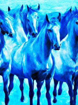 Die blauen Pferde von Younsi