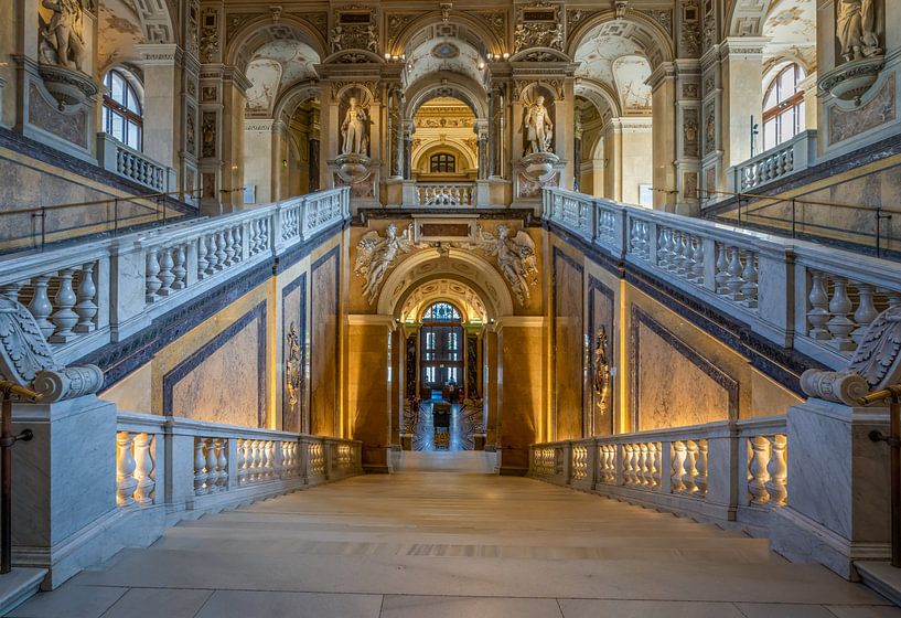 Staircase vault in the Natural History Museum in Vienna by Rene Siebring