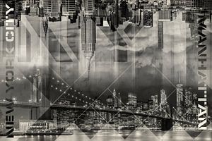 Modern Art MANHATTAN SKYLINES | Vintage