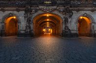 De Georgentor in Dresden in de vroege ochtend van Marc-Sven Kirsch thumbnail
