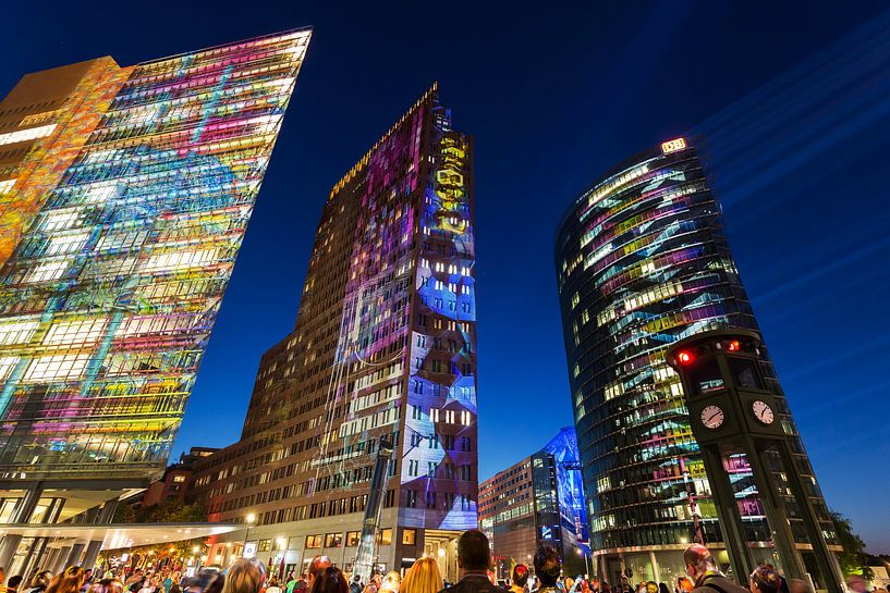 Potsdamer Platz Berlin in besonderem Licht von Frank Herrmann