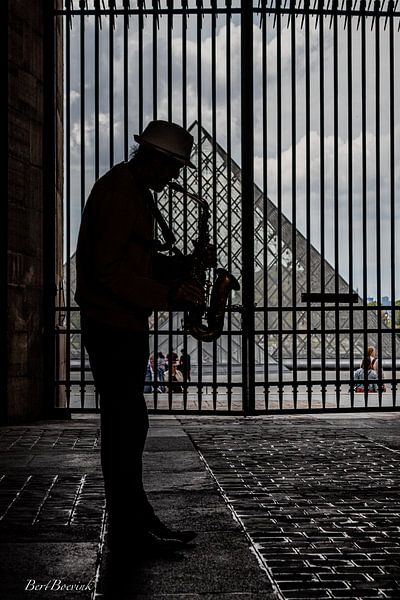 Saxophonist by Bert Boevink