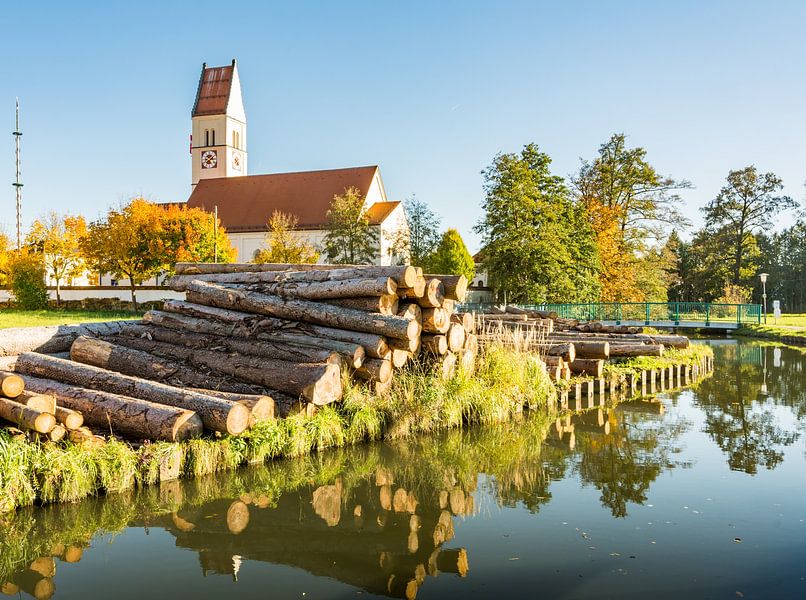 Church of Aresing in Bavaria by ManfredFotos
