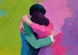 Umfassen Sie die Farbe von Wunderbare Kunst