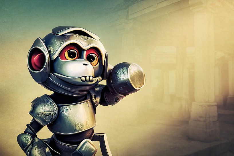 Monkey Warrior von AD DESIGN Photo & PhotoArt