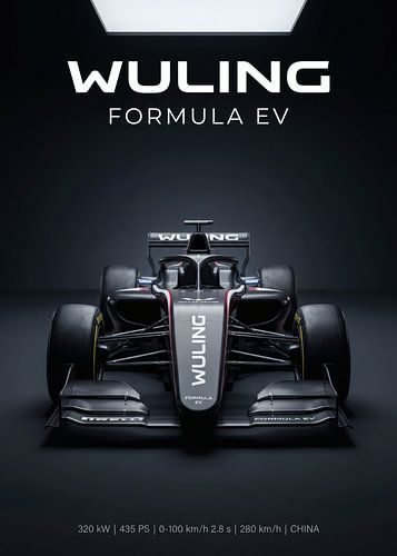 Wuling Formula EV Concept Rennwagen – Vorderansicht