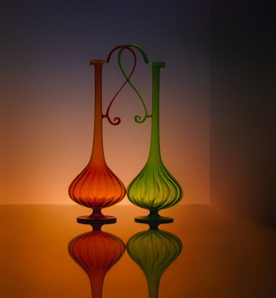 glass jugs by Mykhailo Sherman